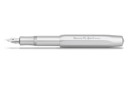 Kaweco AL Sport Fountain Pen Silver Open Cap