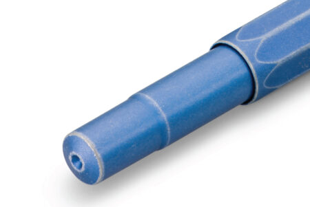 Kaweco AL Sport Fountain Pen Stonewashed Blue Barrel Close Uo