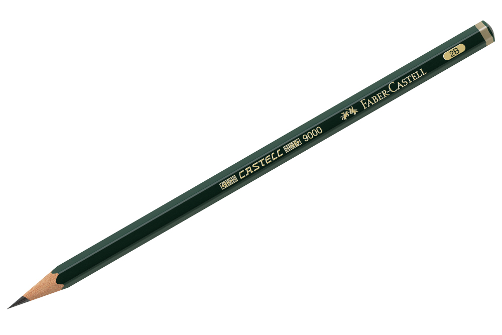 FaberCastell Graphite Pencil 9000 2B Write Gear
