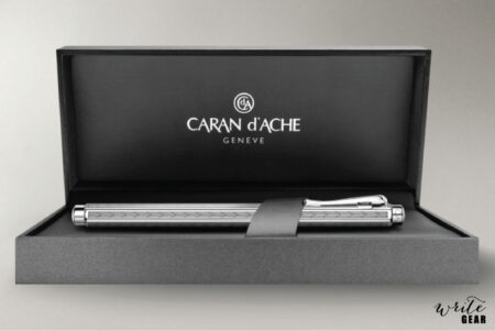 Caran D'Ache Palladium-coated Ecridor Chevron Fountain pen