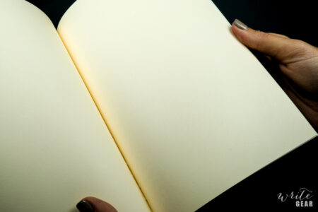 Life Schopfer Notebook on Dark Background - Paper Close