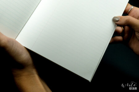 Life Margin Note Lined on Dark Background - Paper Close
