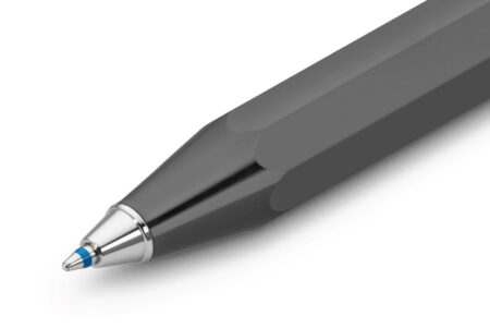 Kaweco SKYLINE Sport Ballpoint Pen Grey Close Up Of The Ballpoint Tip