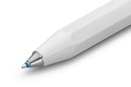 Kaweco SKYLINE Sport Ballpoint Pen White Close Up Of The Ballpoint Tip