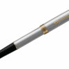 Parker Sonnet Stainless Steel Fountain Pen with Gold Trim