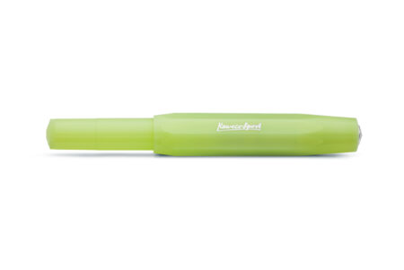 Kaweco FROSTED Sport Fountain Pen Fine Lime With Closed Cap