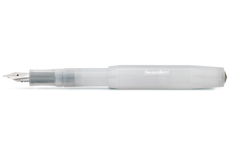 Kaweco FROSTED Sport Fountain Pen Natural Coconut with open cap