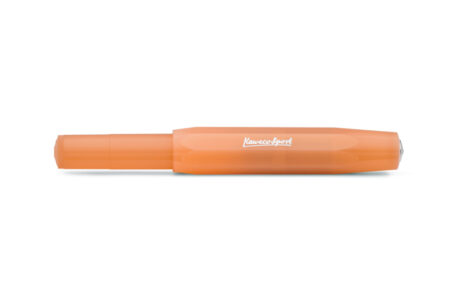 Kaweco FROSTED Sport Fountain Pen Soft Mandarin with closed cap