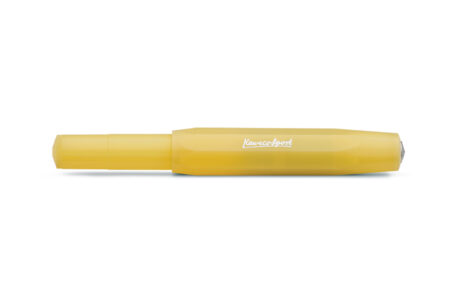 Kaweco FROSTED Sport Fountain Pen Sweet Banana with closed cap