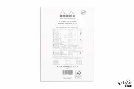Rhodia Staplebound Notepad Dot Grid White