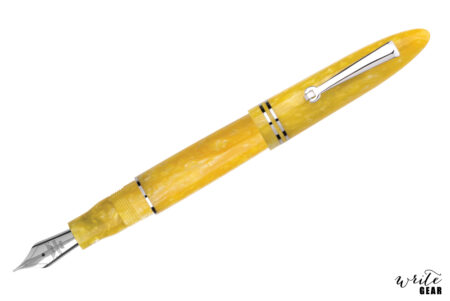 Leonardo Furore Fountain Pen with Open Cap - Sun Yellow