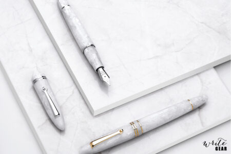 Leonardo Fountain Pens - White Salt