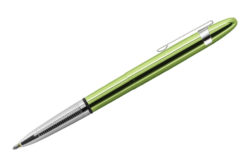 Fisher Aurora Borealis Green Bullet Space Pen With Clip