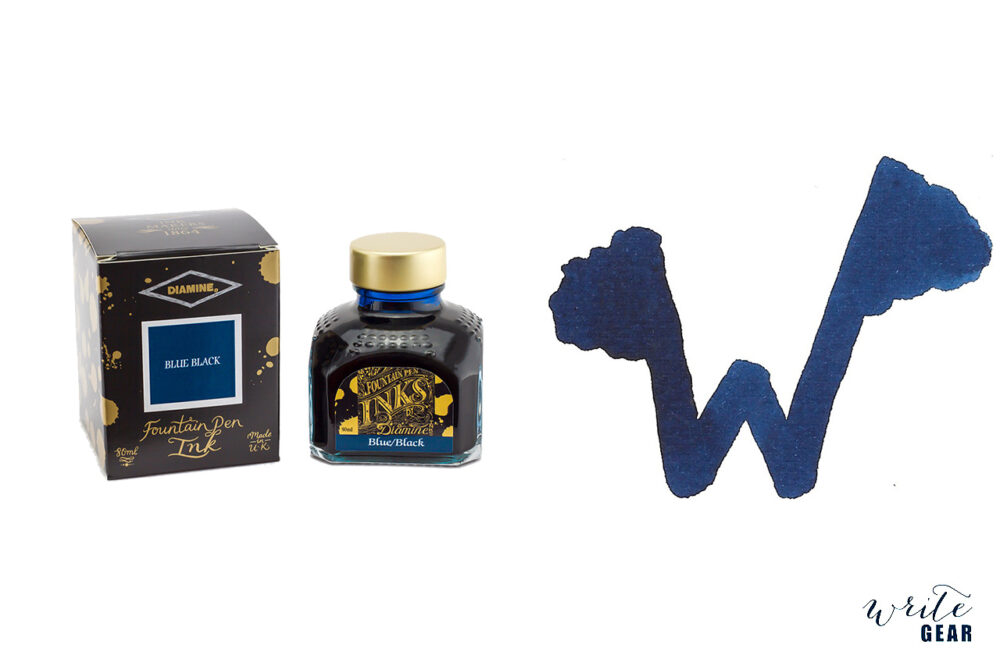 Diamine Fountain Pen Ink - Blue Black