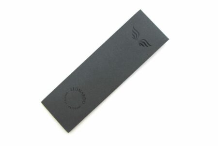 Leonardo Leather Pen Sleeve - Black Packaging