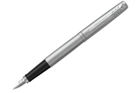 Parker Jotter Stainless Steel Fountain Pen With Chrome Trim
