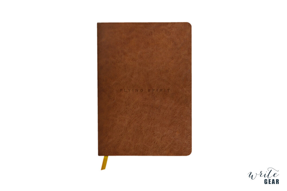 Clairefonataine Flying Spirit Leather Notebook
