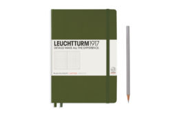 Leuchtturm Notebook Hardcover A5 Army Dotted