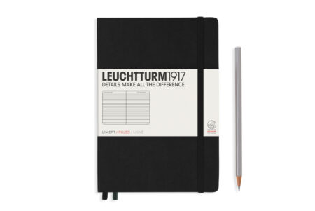 Leuchtturm Notebook Hardcover A5 Black Lined