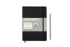 Leuchtturm Notebook Softcover A5 Black Ruled