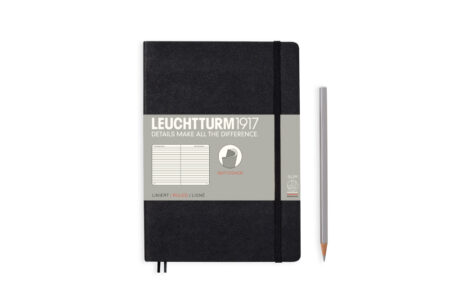 Leuchtturm Notebook Softcover A5 Black Ruled