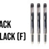 Platinum Preppy Fountain Pen Pack of 4 - Fine - Black