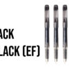 Platinum Preppy Fountain Pen Pack of 4 - Extra Fine - Black
