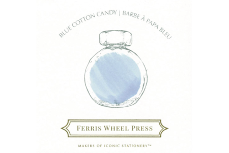 Ferris Wheel Press Fountain Pen Ink Blue Cotton Candy Swatch