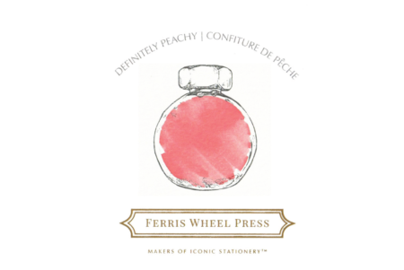 Ferris Wheel Press Fountain Pen Ink Definitely Peach Swatch
