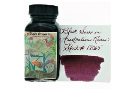Noodler's Fountain Pen Ink Bottle Black Swan in Australian Roses