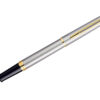 Waterman Hemisphere Stainless Steel Fountain Pen with Gold Trim