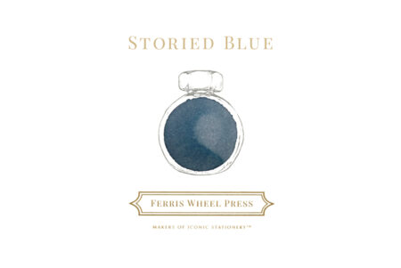 Ferris Wheel Press Fountain Pen Ink Storied Blue Ink Swab