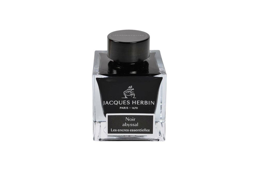 Jacques Herbin Essentials Noir Abyssal Ink Bottle