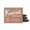 Kaweco Ink Cartridge Box - Caramel Brown