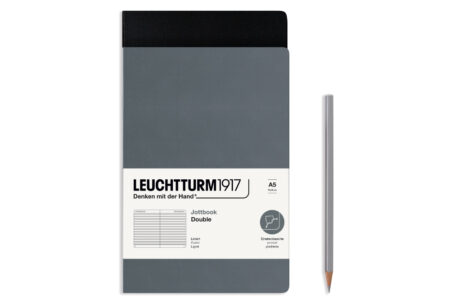 Leuchtturm Jottbook Double - Black and Anthracite - A5