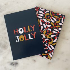 Amour Stationery Christmas Cards - Holly Jolly (Set of 2)