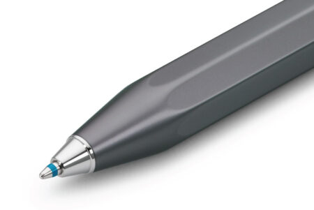 Kaweco AL Sport Ballpoint Pen - Grey Close Up Of The Ballpoint Tip