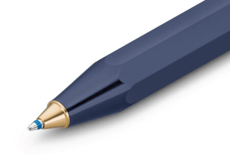 Kaweco CLASSIC Sport Ballpoint Pen - Navy Close Up of Ballpoint Tip