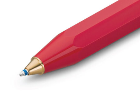Kaweco CLASSIC Sport Ballpoint Pen - Red Close Up Of Ballpoint Tip
