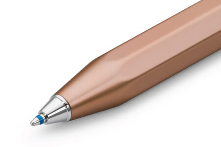 Kaweco AL Sport Ballpoint Pen - Rose Gold Close Up Of The Ballpoint Tip