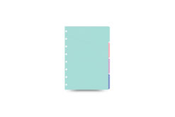 Filofax Notebook Pastel Coloured Indices - Pocket (A6)