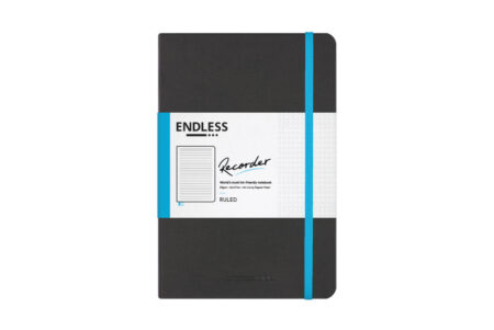 Endless Recorder Notebook - Infinite Space - Regalia Paper - A5 with lined pages