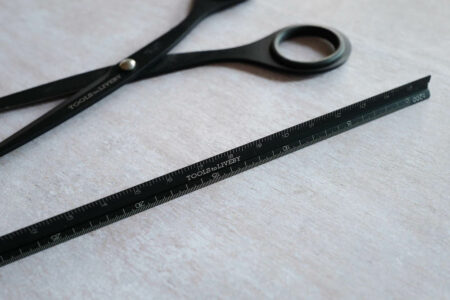 TOOLS to LIVEBY Scale Ruler - Black with scissors in background