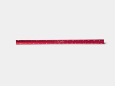 TOOLS to LIVEBY Scale Ruler - Red