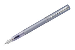 Parker Vector XL Fountain Pen - Metalic Silver-Blue