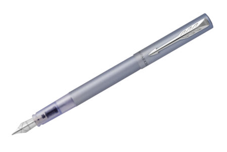 Parker Vector XL Fountain Pen - Metallic Silver-Blue