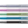 Parker Vector XL Rollerball Pens. All colours in a row.