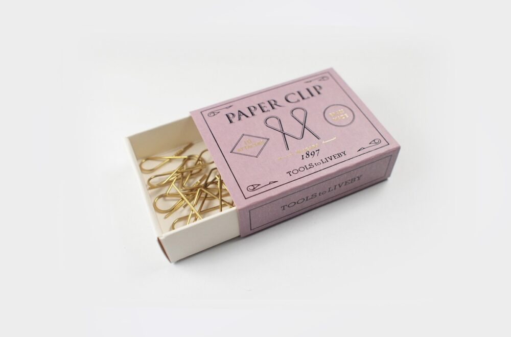 TOOLS to LIVEBY Brass Paper Clip - Niagara - 10 Pack