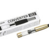 Platinum Cartridge Converter for fountain pens with gold accents