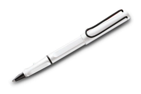 Lamy Safari Rollerball Pen - White Black (2022 Special Edition)